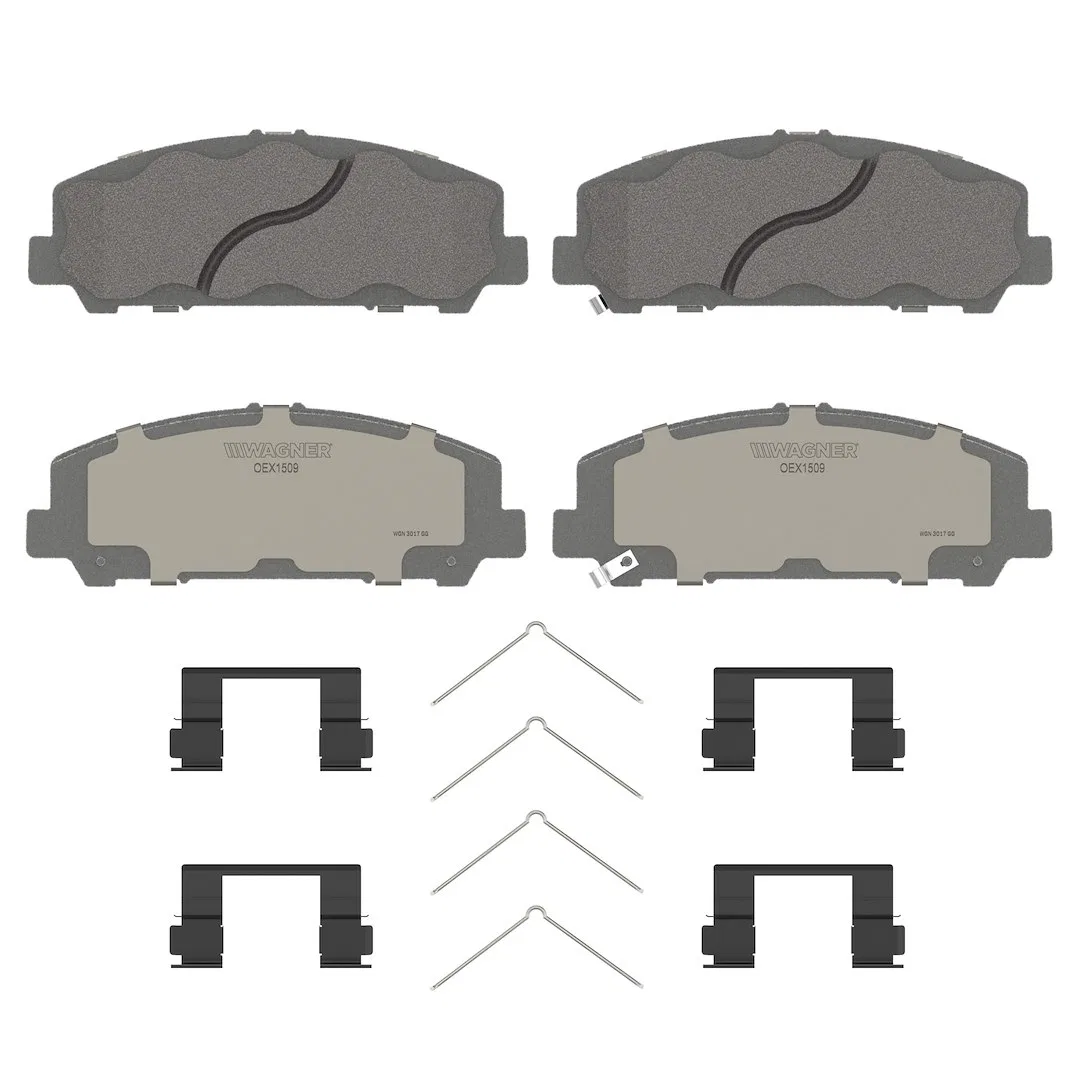 OEX1509 – WAGNER BRAKE Brake Pad, OE Replacement Premium Low-Copper Ceramic